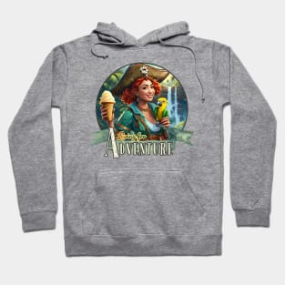 Living for Adventure - Walt Disney World, Disneyland, Magic Kingdom, Princess, Adventureland, Dole Whip, Jungle Cruise, Pirates of the Caribbean, Tiki Room Hoodie